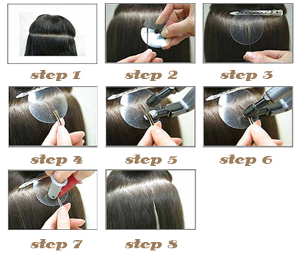 Hair extensions refilling in Lucknow