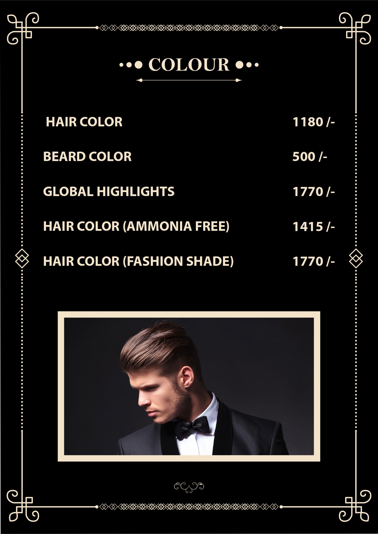 Hair Color Rate Card Jawed Habib Salon Hazratganj